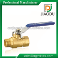 Brass Mini Ball Valve with Lever Handle 1/4" NPT Female x 1/4" NPT Male